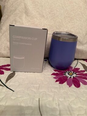 Sipology 12oz Companion Cup Lilac Lovin' Stainless Tumbler